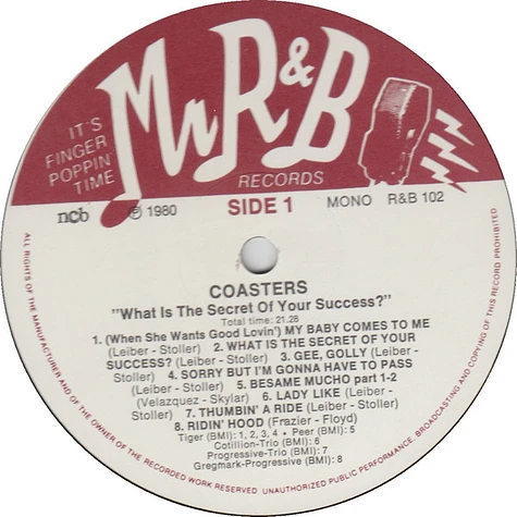 The Coasters - What Is The Secret Of Your Success?