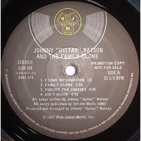 Johnny Guitar Watson - Johnny "Guitar" Watson And The Family Clone