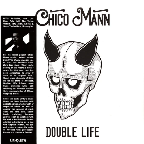 Chico Mann - Double Life Black & White Haze Colored Vinyl Edition