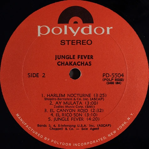Chakachas - Jungle Fever