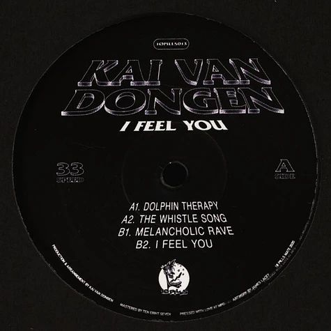 Kai Von Dongen - I Feel You EP