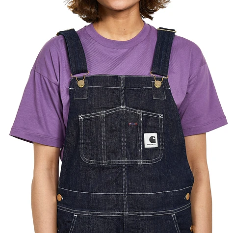 Carhartt WIP - W' Bib Overall "Gallatin" Blue Stretch Denim, 10 oz