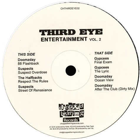 Doomzday / Gypcees - Third Eye Entertainment Volume 2