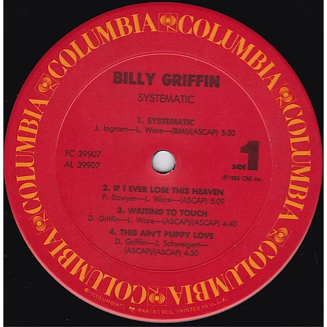 Billy Griffin - Systematic