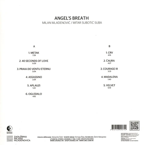 Angel's Breath - Angel's Breath White Vinyl Edition