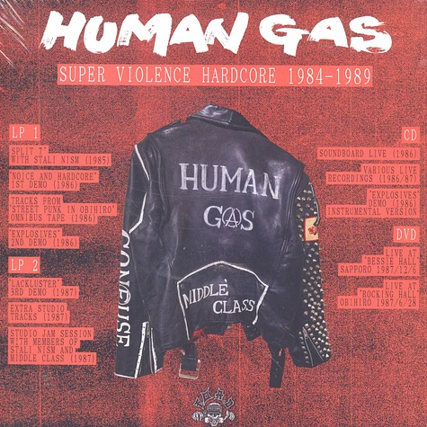 Human Gas - Super Violence Hardcore '84-89 Black Vinyl Edition