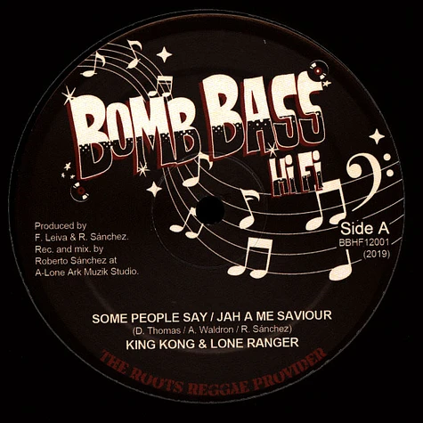 King Kong & Lone Ranger / Lone Ark Rhythm Force - Some People, Jah A Me Saviour / Dub, Saviour Dub