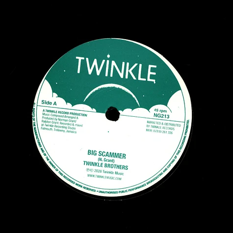 Twinkle Brothers - Big Scammer, Dub / Worry Bout Me, Dub