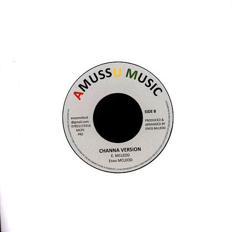 Bobby Melody - Channa Channa / Version