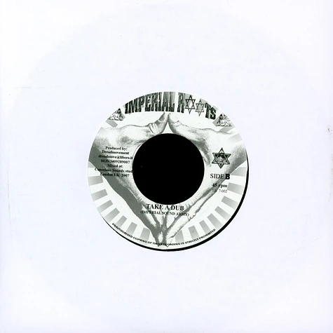 Dan I / Imperial Sound Army - Take Away The Shoes / Take A Dub