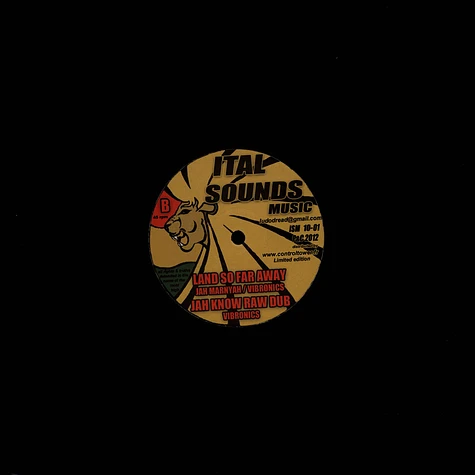 Parvez, Vibronics / Jah Marnyah, Vibronics - Livin' Ain't Easy, Jah Know Dubwise / Land So Far Away, Jah Know Raw Dub