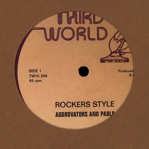 Aggrovators & Pablo / King Tubby - Rockers Style / Dubplate Cut