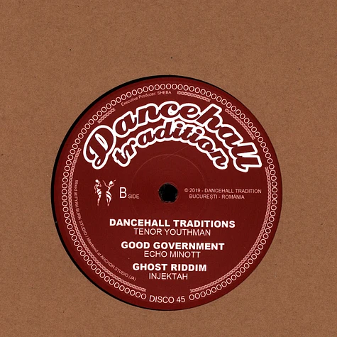 Bunny General, Injektah / Tenor Youthman, Echo Minott, Injectah - Chant & Dance, Praise Jahovia, Dub / Dancehall Traditions, Good Government, Ghost Riddim