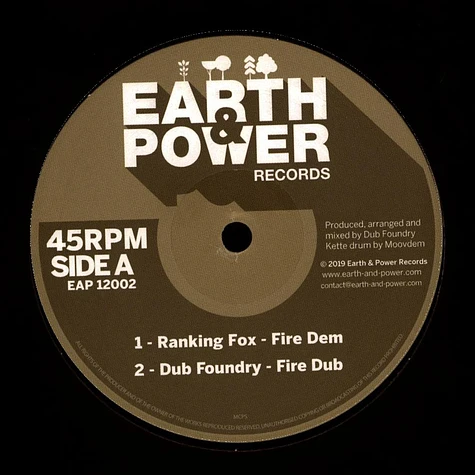 Ranking Fox, Dub Foundry / Tom Spirals, Far East, Dub Foundry - Fire Dem, Dub / What Are You Fighting For, Fwd Ever, Raw Dub