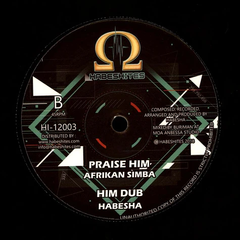 Arkaingelle, Habesha / Afrikan Simba, Habesha - World Cry, Dub / Praise Him, Dub