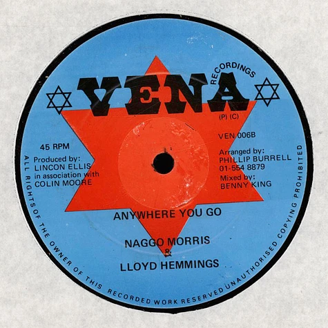 Naggo Morris & Lloyd Hemmings / Leroy Mafia - Anywhere You Go, Dub / Life Is Just A Dream, Dub