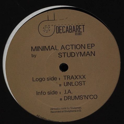 Studyman - Minimal Action EP