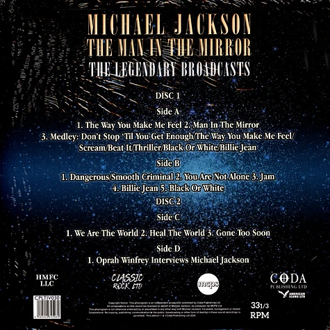 Michael Jackson - Man In The Mirror Glow In The Dark Vinyl Edition