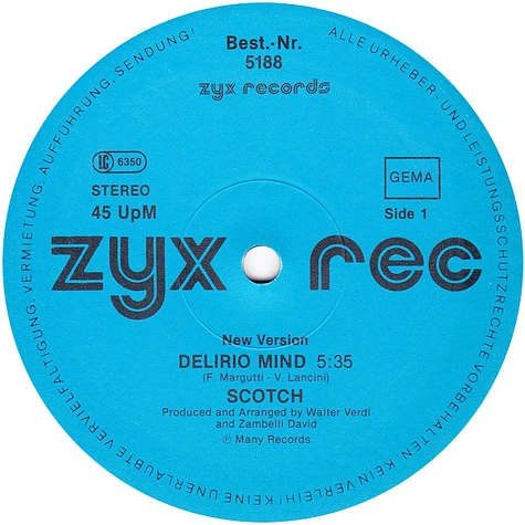 Scotch - Delirio Mind (New Version)