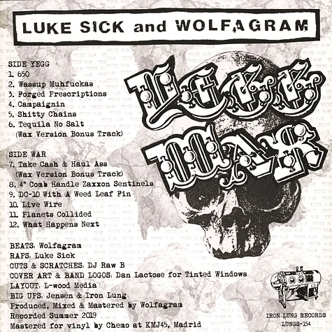 Luke Sick And Wolfagram - Yegg War