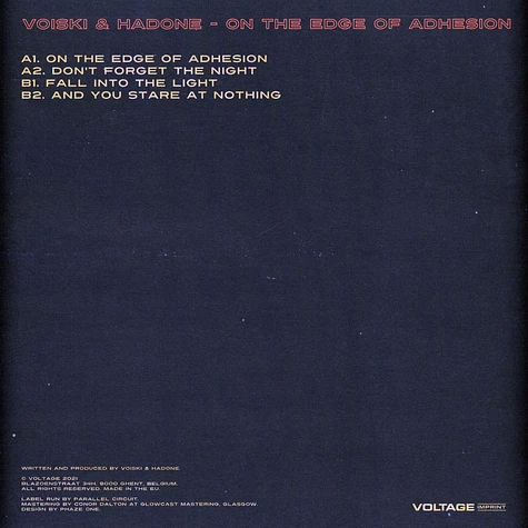 Voiski & Hadone - On The Edge Of Adhesion
