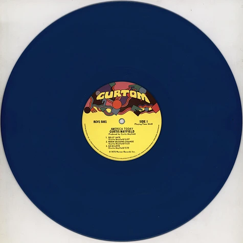 Curtis Mayfield - There's No Place Like America Blue Vinyl Edition