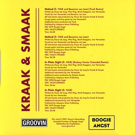 Kraak & Smaak - Naked / In Plain Sight