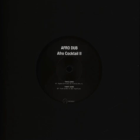 Afro Dub - Afro Cocktail II Black Vinyl Edition