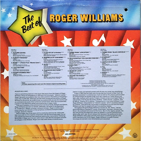 Roger Williams - The Best Of Roger Williams