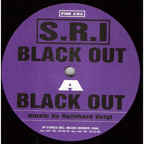 S.R.I. - Black Out