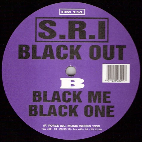 S.R.I. - Black Out