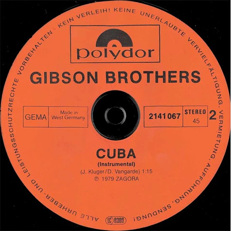 Gibson Brothers - Cuba