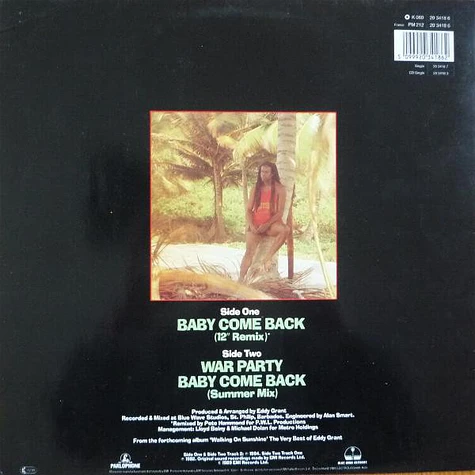 Eddy Grant - Baby Come Back