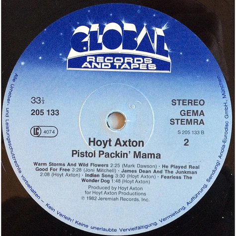 Hoyt Axton - Pistol Packin' Mama