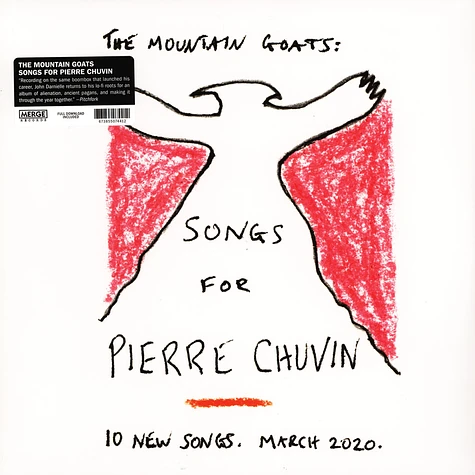 The Mountain Goats - Songs For Pierre Chuvin Black Vinyl Edition