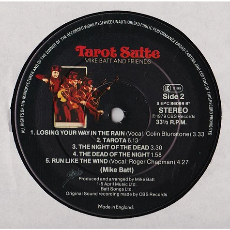 Mike Batt And Friends - Tarot Suite
