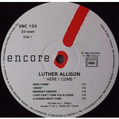 Luther Allison - Here I Come