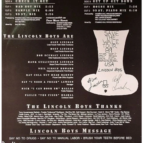 The Lincoln Boys - Check It Out