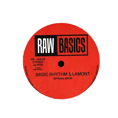 Basic Rhythm & Lamont - Hard Shoulder / Spring Back