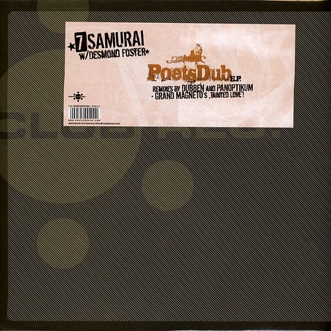 7 Samurai - Poets Dub EP