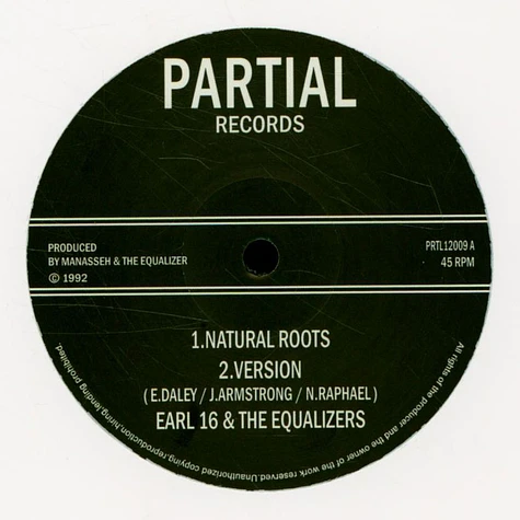 Earl 16 & The Equalizers - Natural Roots