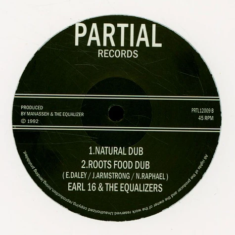 Earl 16 & The Equalizers - Natural Roots