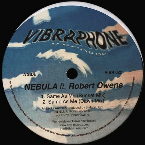 Nebula - Same As Me Feat. Robert Owens Simoncino Rmx