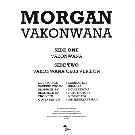 Morgan - Vakonwana