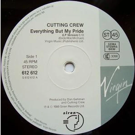 Cutting Crew - Everything But My Pride