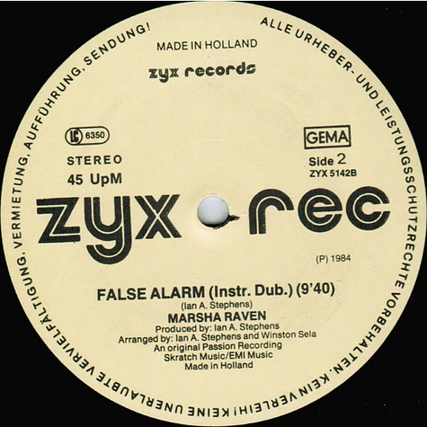 Marsha Raven - False Alarm