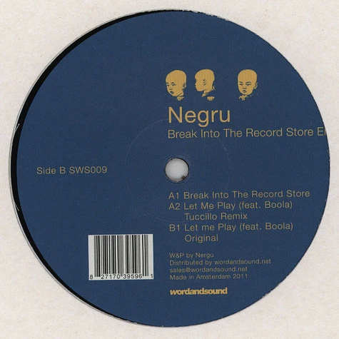 Negru - Break Into The Record Store EP