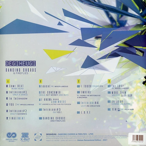 Degiheugi - Dancing Chords & Fireflies Limited White Vinyl Edition