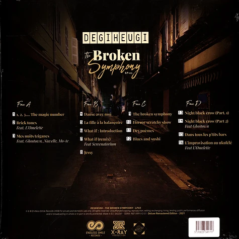 Degiheugi - The Broken Symphony Limited Gold Vinyl Edition
