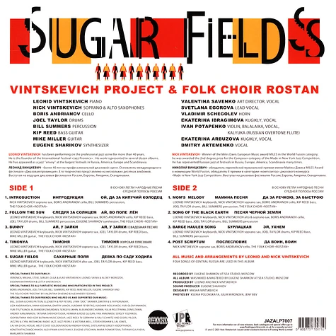 Vintskevich Project And Folk Choir Rostan - Sugar Fields